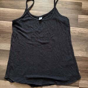 Old Navy Black Striped Camisole